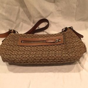 Coach Small Handbag - Signature Fabric
